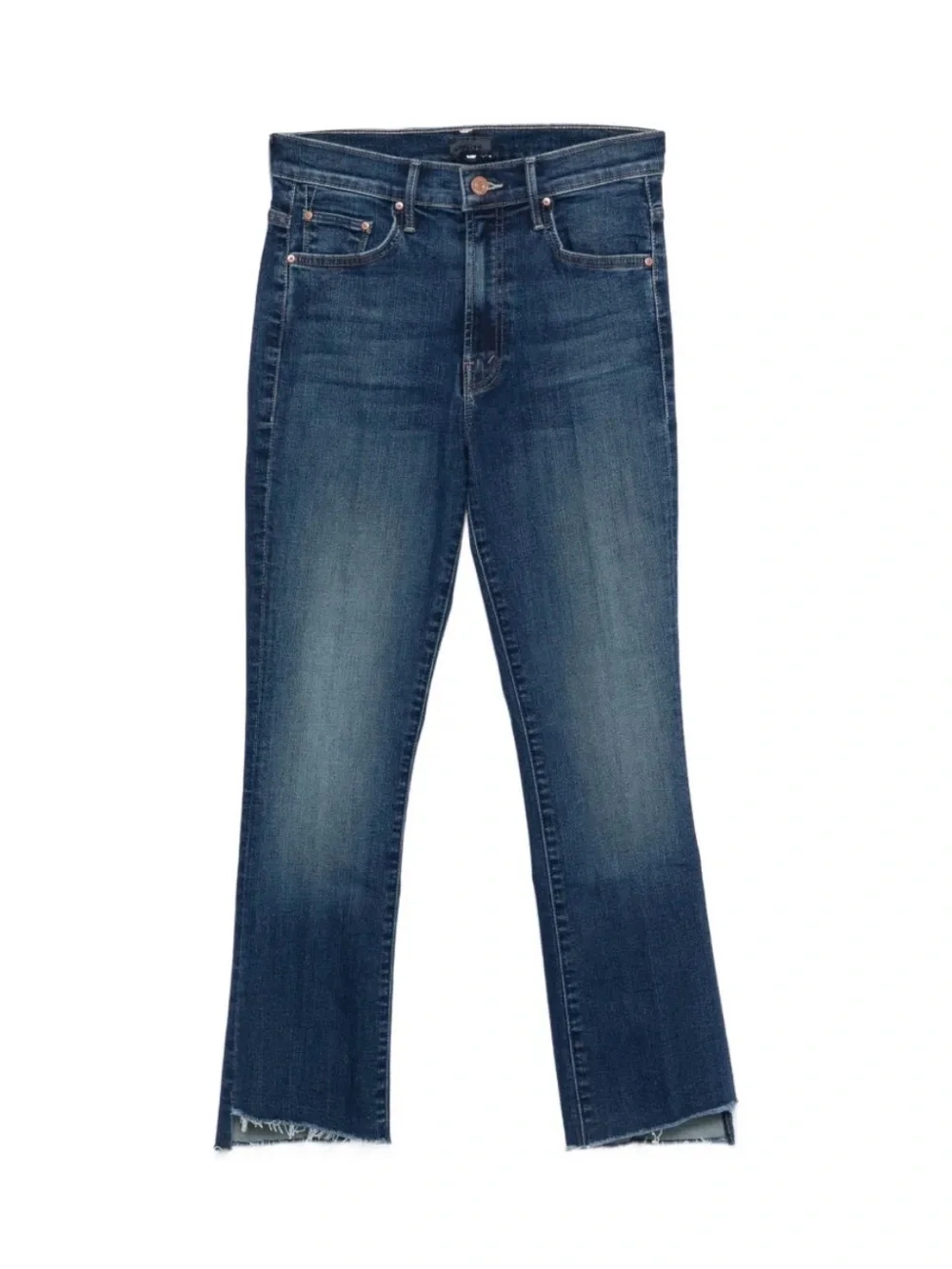 MOTHER The Insider Crop Step Fray Girl Crush Jeans Size 27